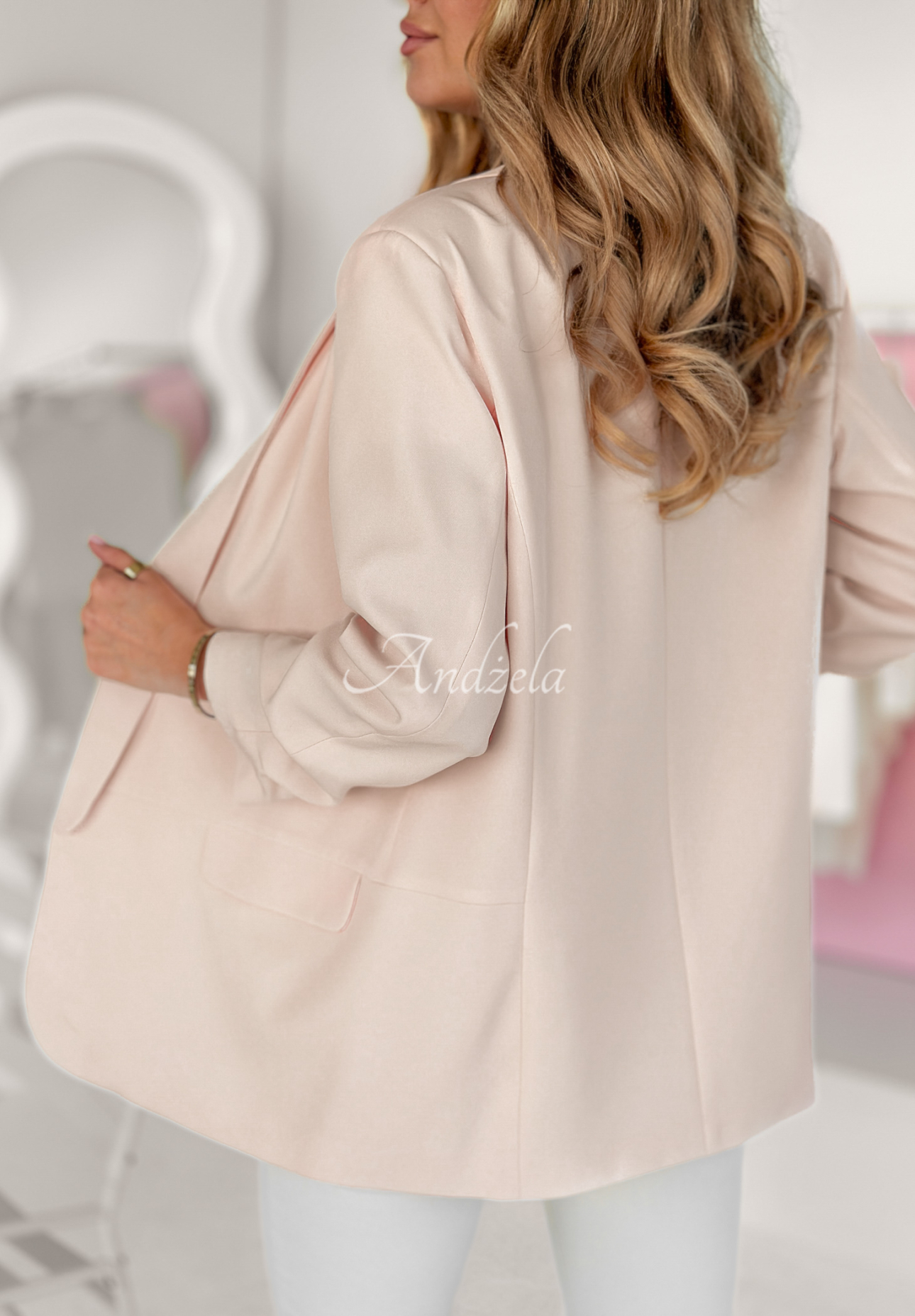 Classic premium light beige jacket