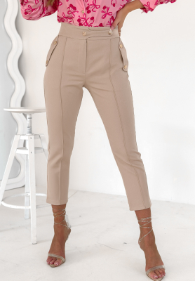 The Female beige cigarette pants