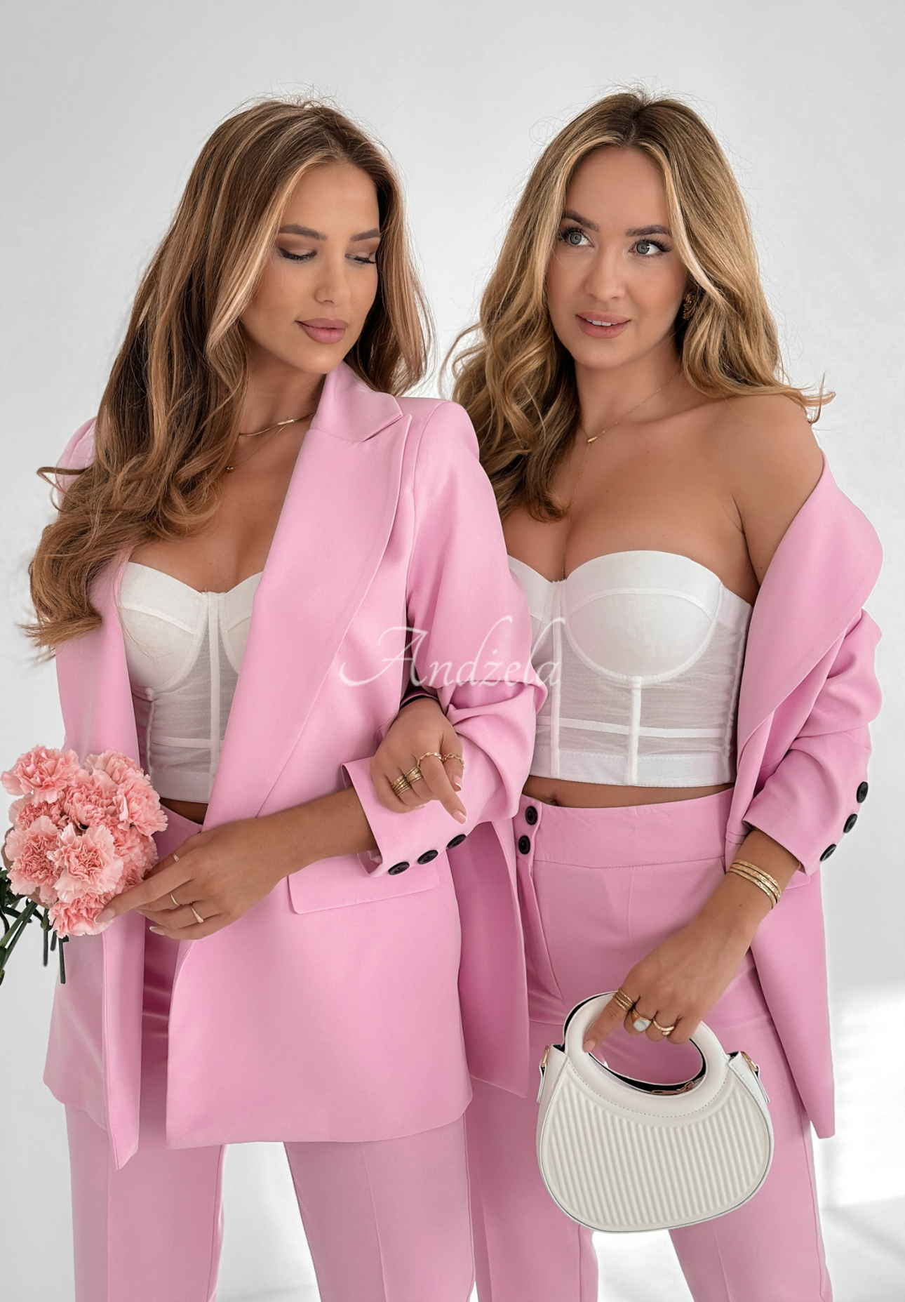 Runway Ready light pink blazer