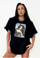T-shirt z nadrukiem La Milla Girl Boss czarny
