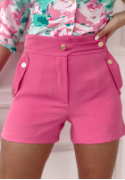 Krótkie spodenki The Female pudrowy róż