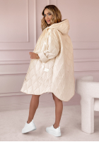 Pikowana kurtka Just Walk Away beżowa