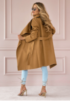 Płaszcz Not By Chance camelowy