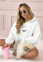 Bluza z nadrukiem MC Pool Party ecru