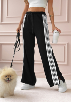 MC Actively black sweatpants with stripes