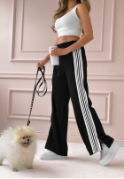 Spodnie dresowe z lampasami MC Actively czarne