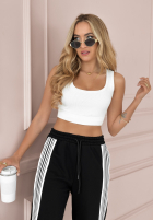 Spodnie dresowe z lampasami MC Actively czarne