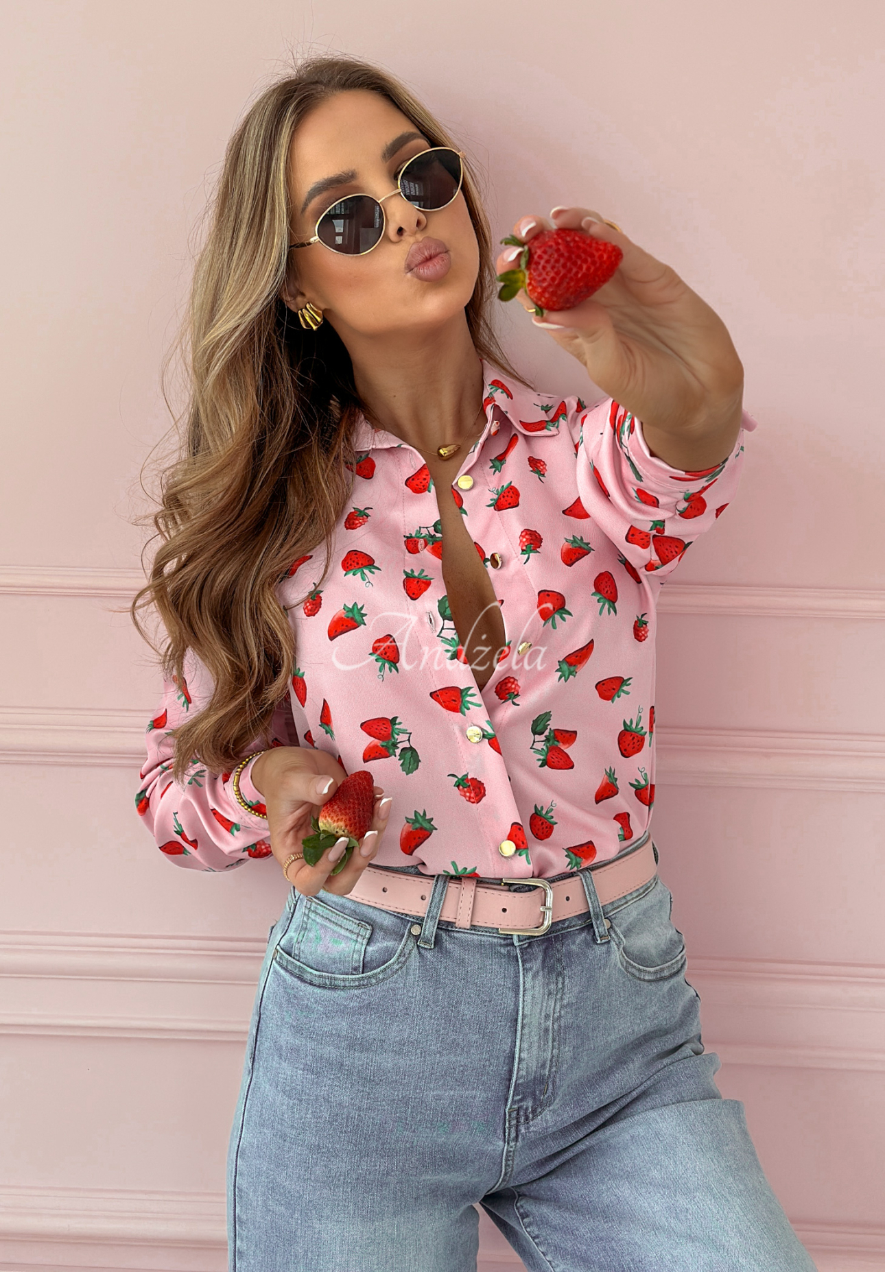 Strawberry Lemonade pink shirt