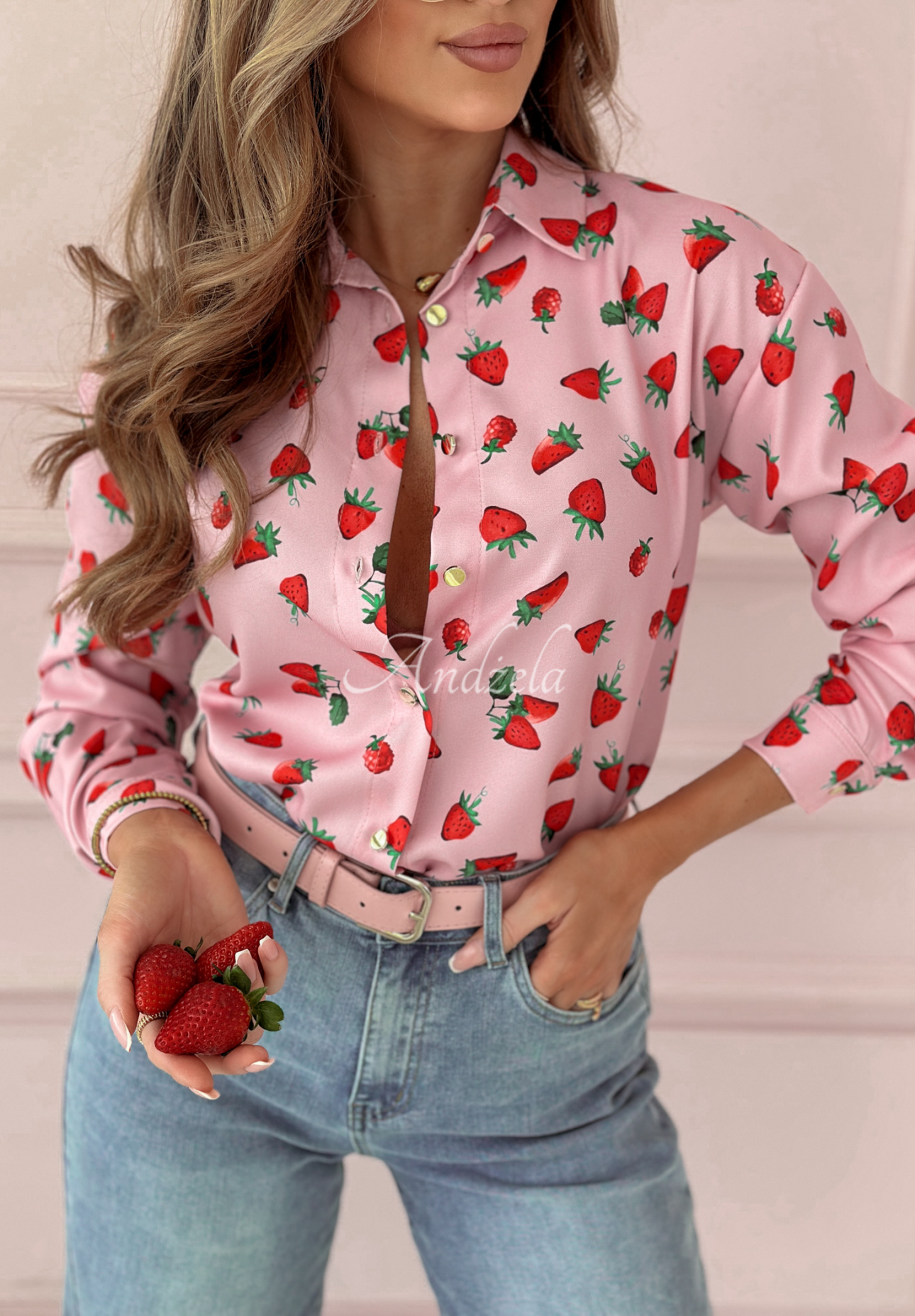 Strawberry Lemonade pink shirt