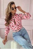 Koszula w truskawki Strawberry Lemonade różowa