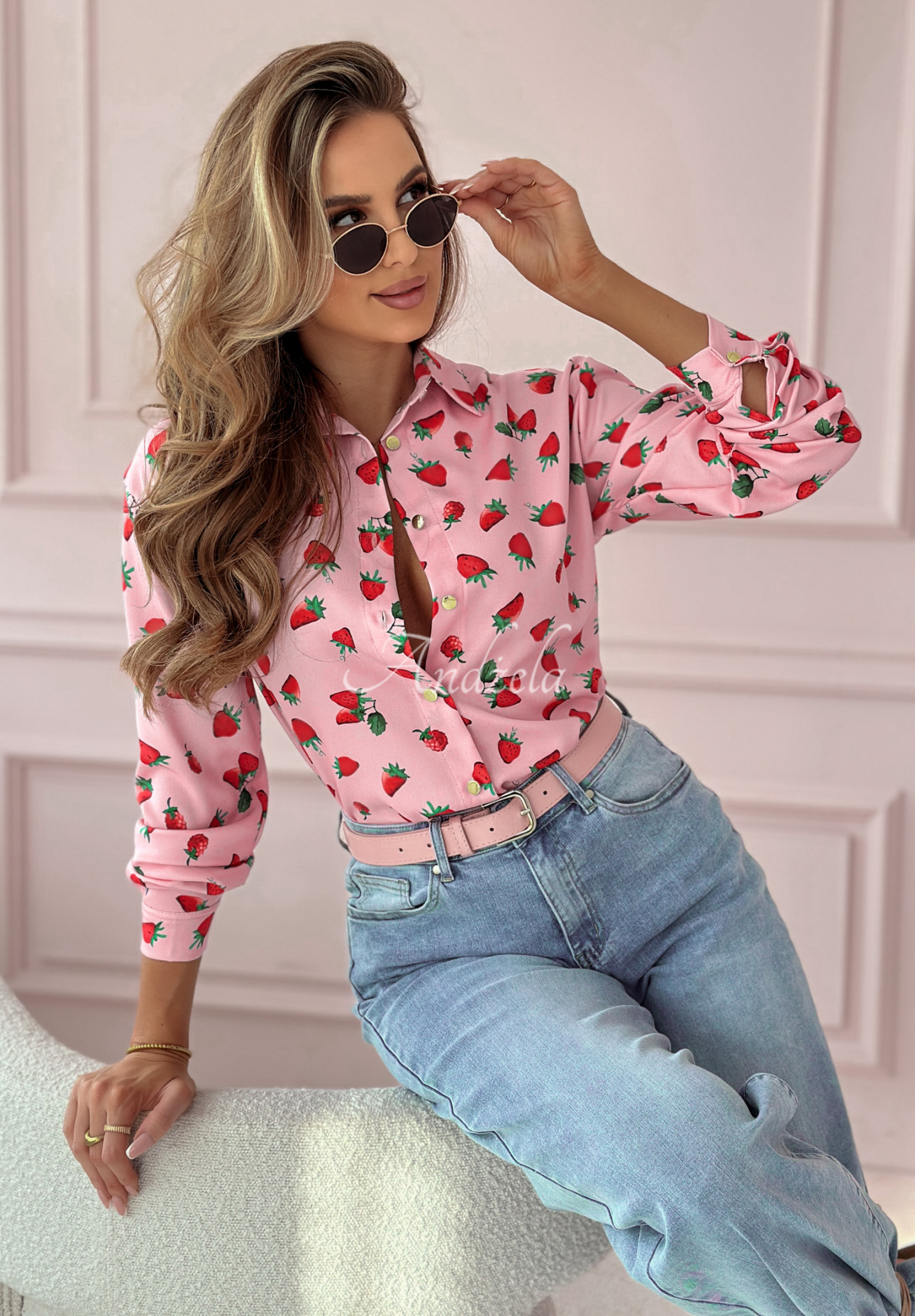 Strawberry Lemonade pink shirt