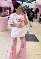 T-shirt z nadrukiem La Milla Summer Lover biały