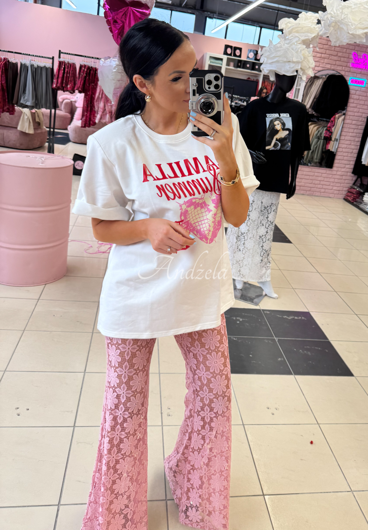 La Milla Summer Lover printed T-shirt white