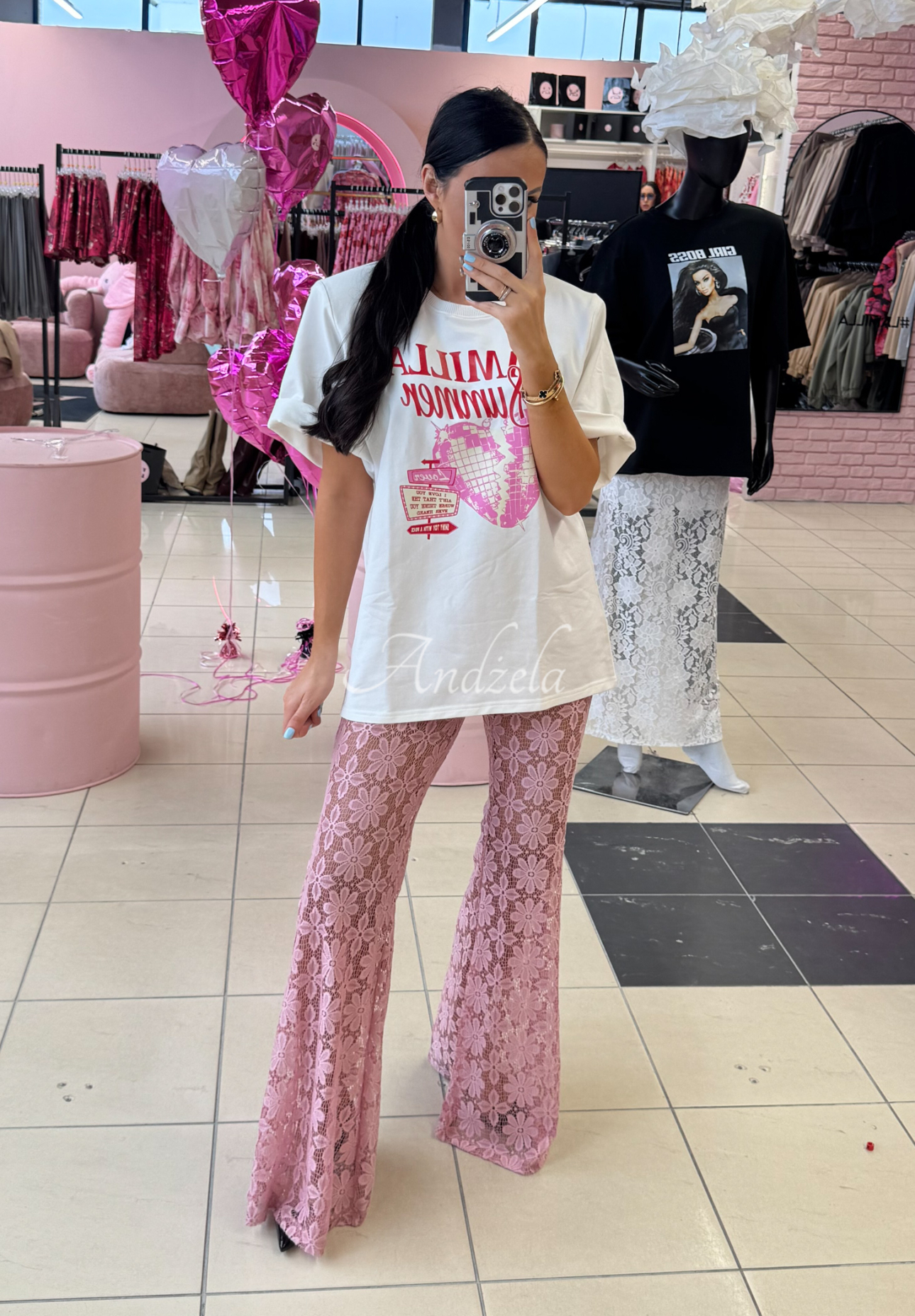 La Milla Summer Lover printed T-shirt white