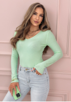 Lekki sweter Selavi miętowy