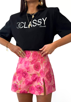 La Milla Peony Blessings pink floral skirt-shorts in roses