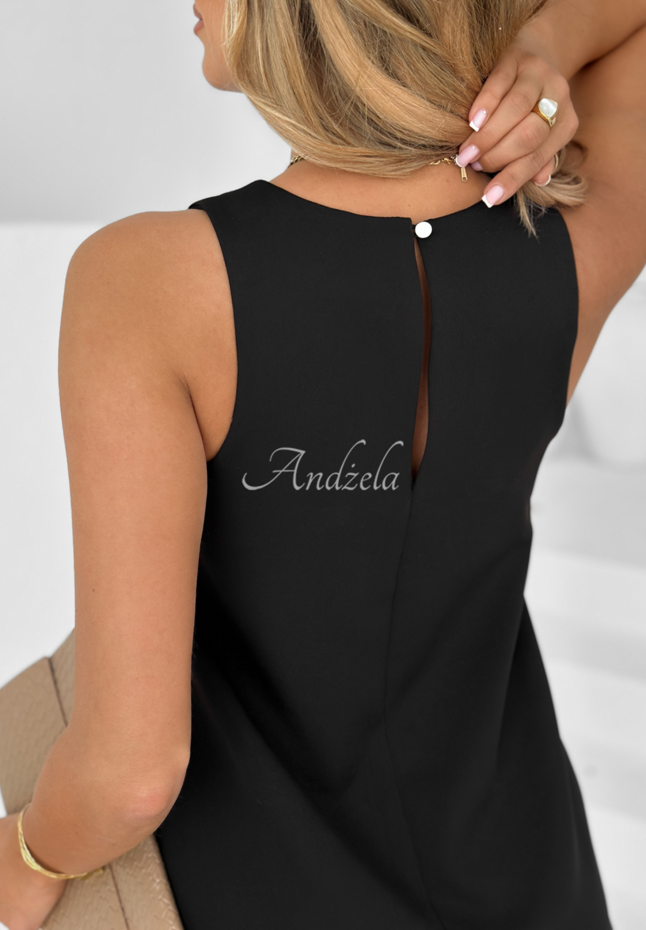 Trapeze mini dress Keep Your Promise black