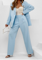 Eleganckie spodnie wide leg My Necessity błękitne