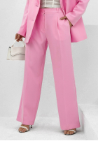 Eleganckie spodnie wide leg My Necessity różowe
