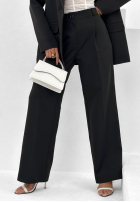 Eleganckie spodnie wide leg My Necessity czarne