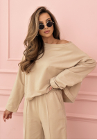 Komplet dresowy Come Home beżowy