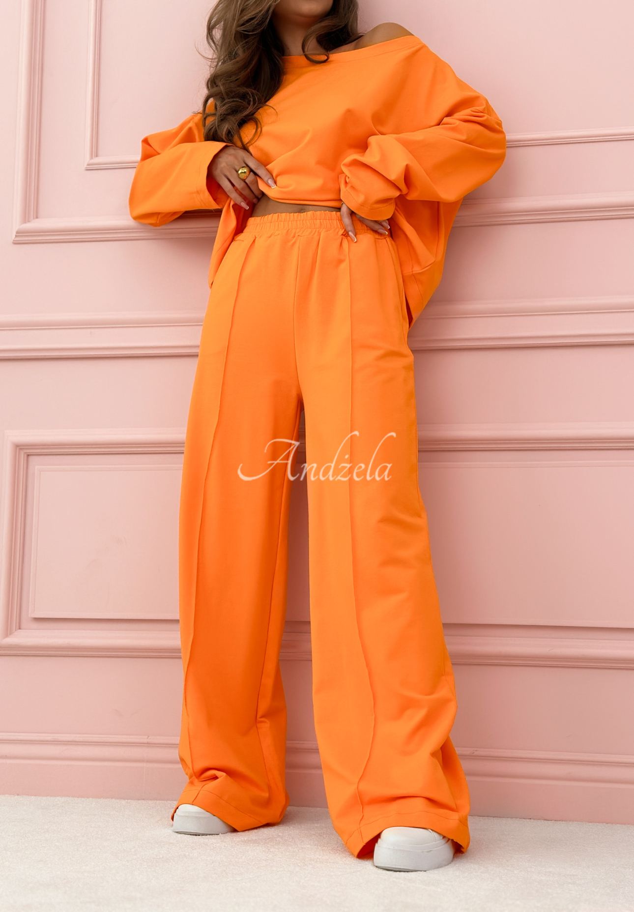 Come Home tracksuit set orange