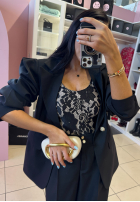 Koronkowe body La Milla Doing It Right czarne