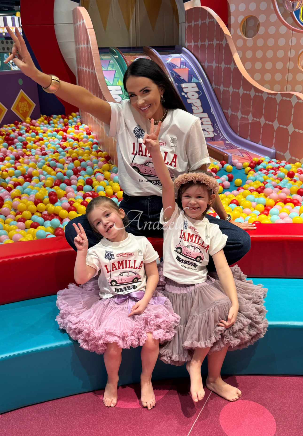 La Milla Reason To Stay children's printed T-shirt white