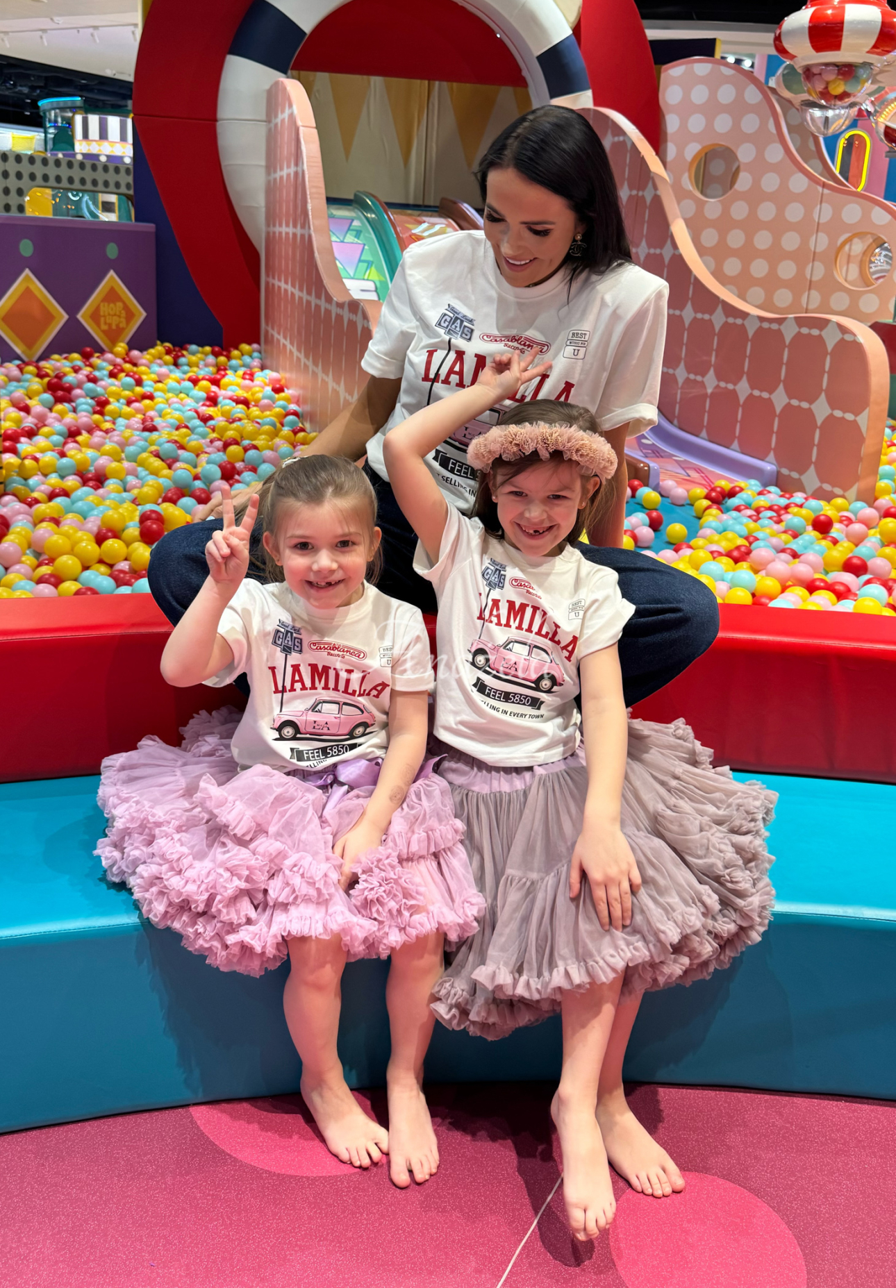 La Milla Reason To Stay children's printed T-shirt white