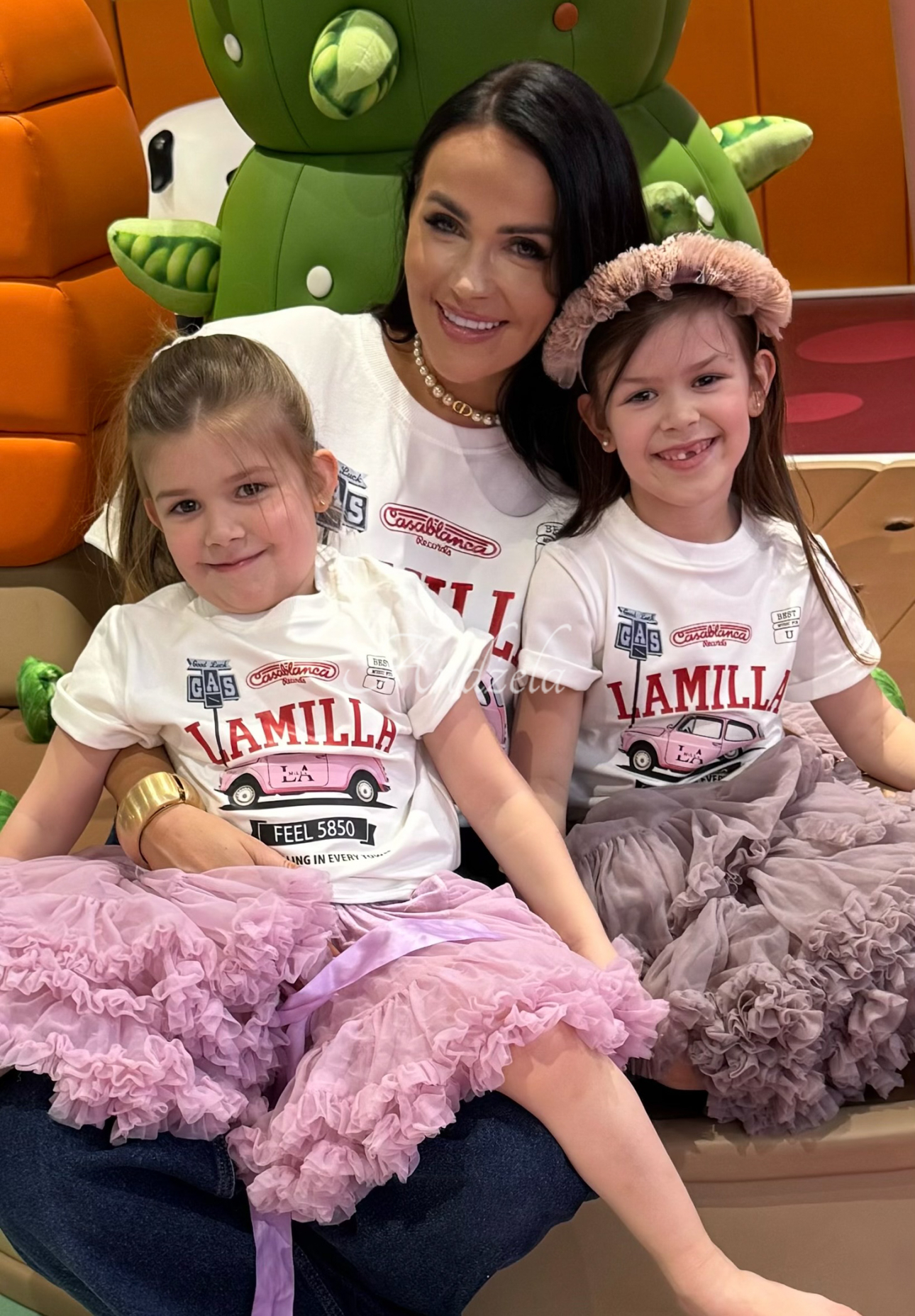 La Milla Reason To Stay children's printed T-shirt white