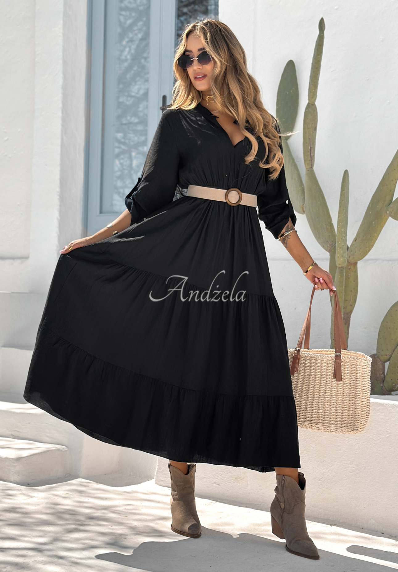 Socks maxi This Is Paradise czarna