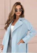 Długi płaszcz Colors Of Spring błękitny