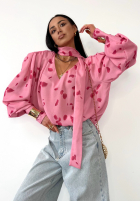 Koszula we wzory La Milla Your Own Person różowa