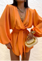 Krótki kombinezon La Milla Keep On Shining pomarańczowy