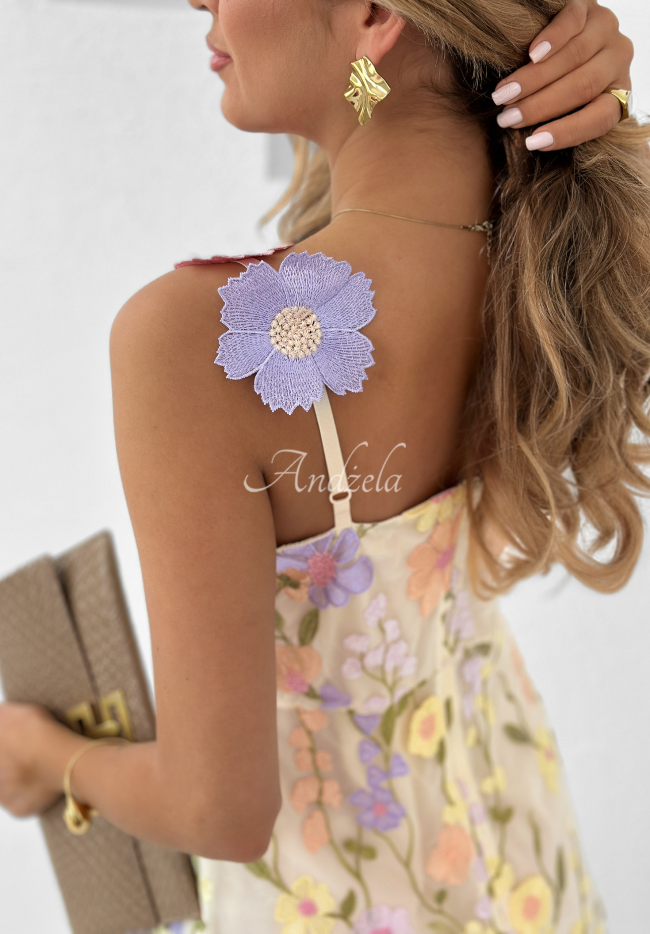 So Many Flowers lilac floral dress