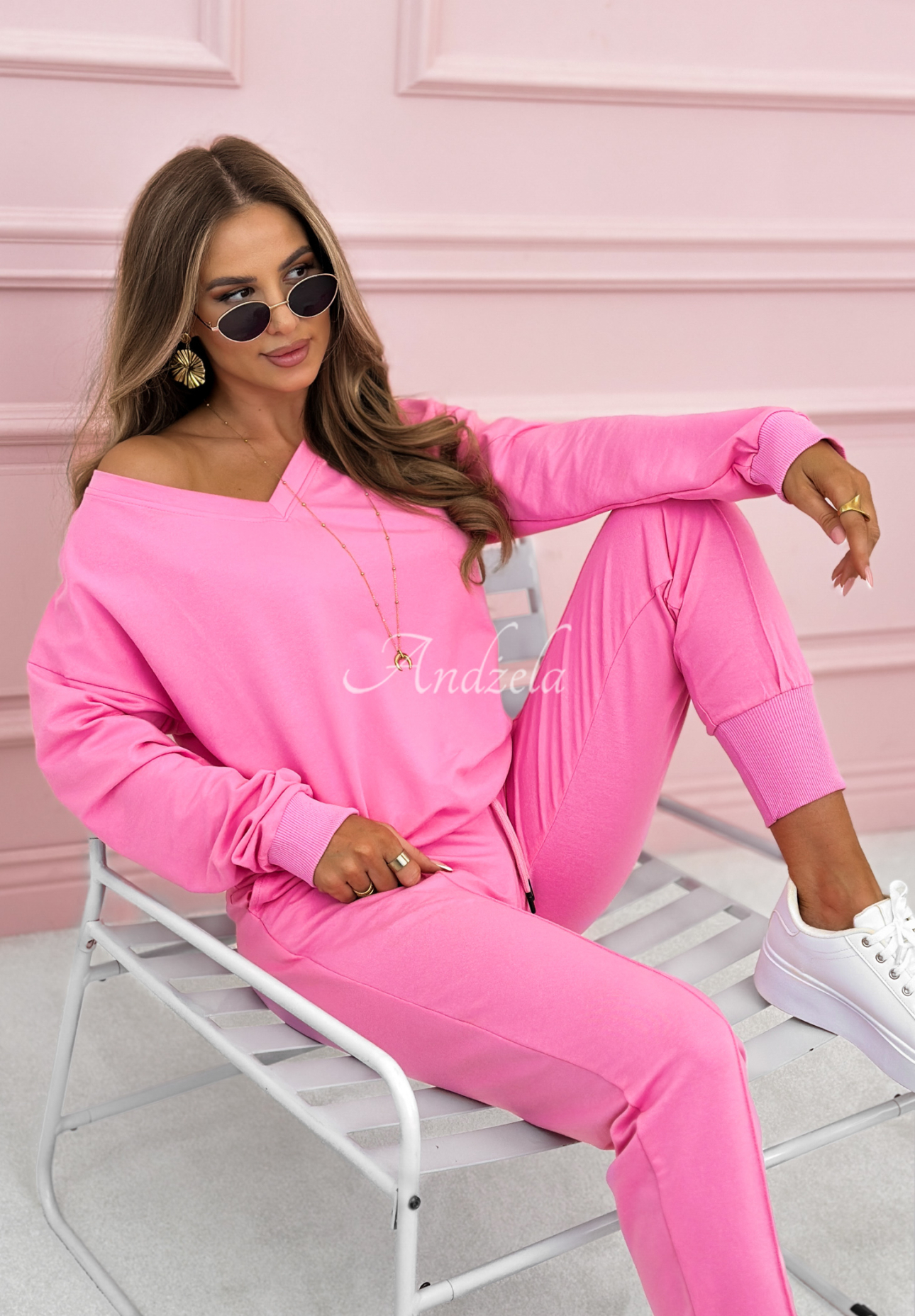 Zen Zone tracksuit set pink