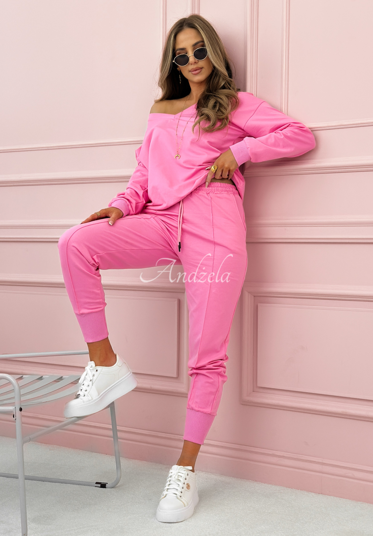 Zen Zone tracksuit set pink