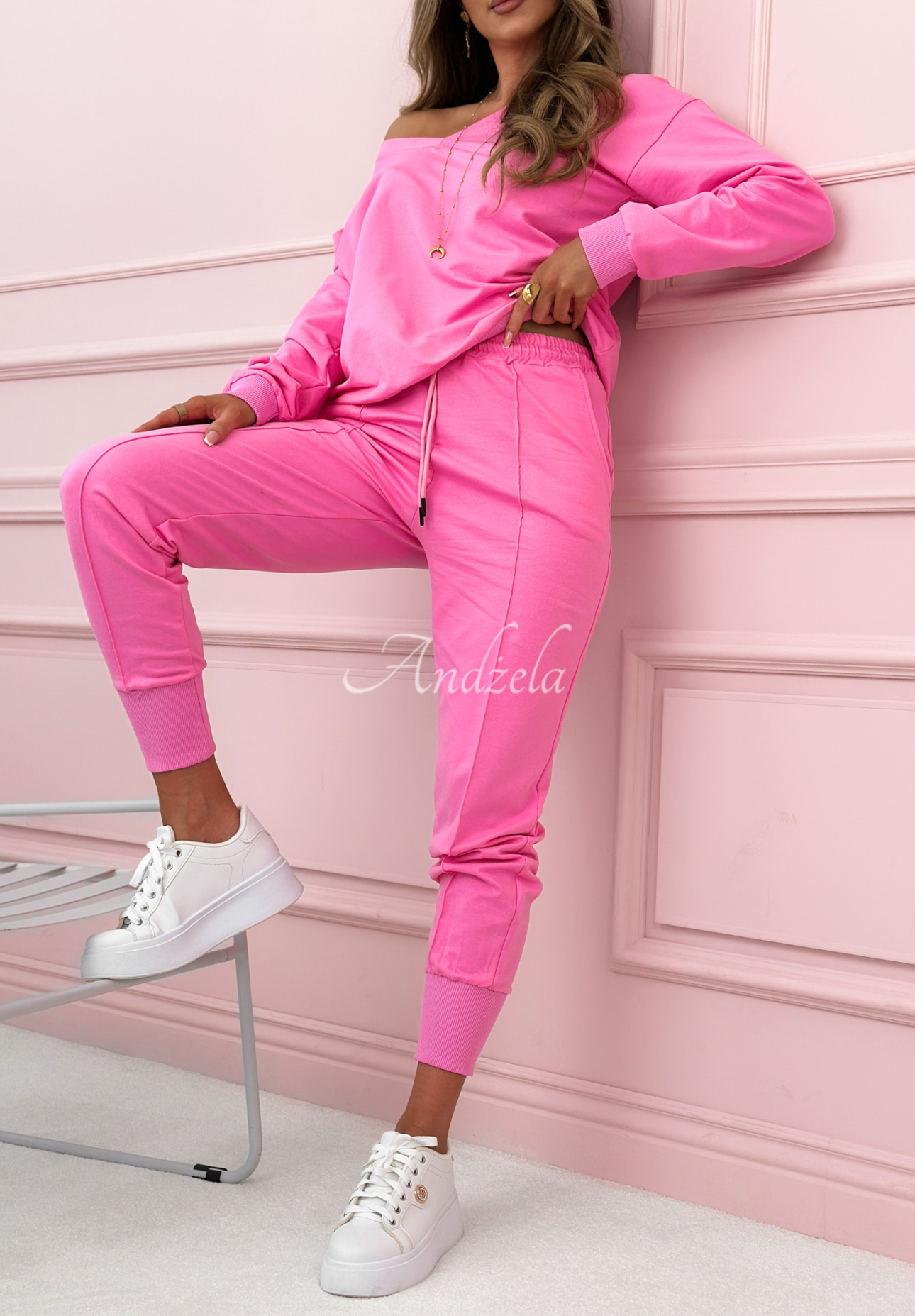Zen Zone tracksuit set pink