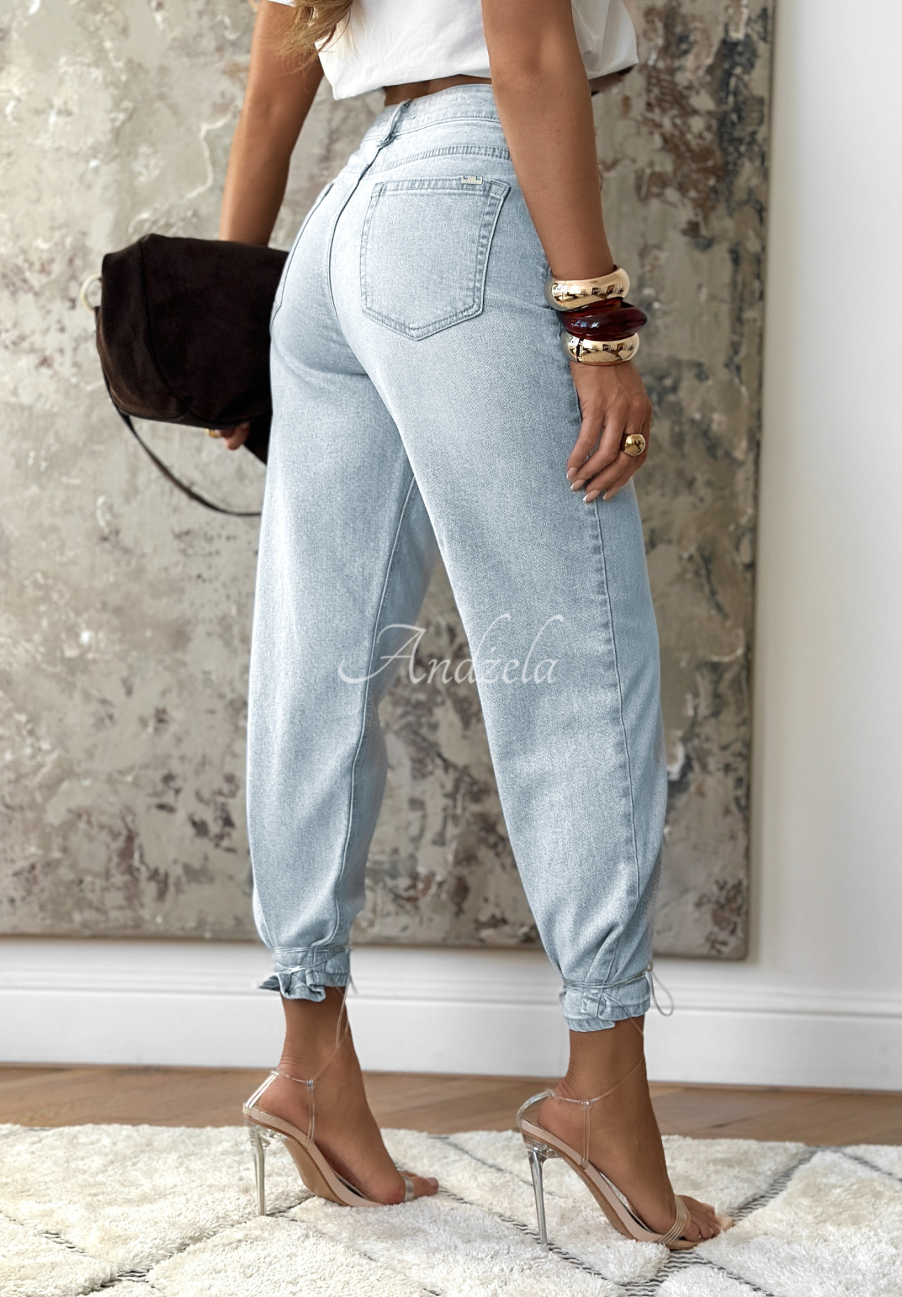 Straight denim pants Smells Like You blue