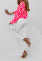 Spodnie jeansowe skinny Certain Way białe