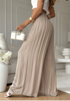 Wiskozowe spodnie wide leg Letter To Summer ecru