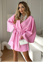 Sukienka z paskiem Followed My Heart różowa