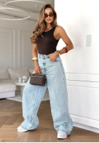 Body na ramiączkach Extremely Clear czekoladowe