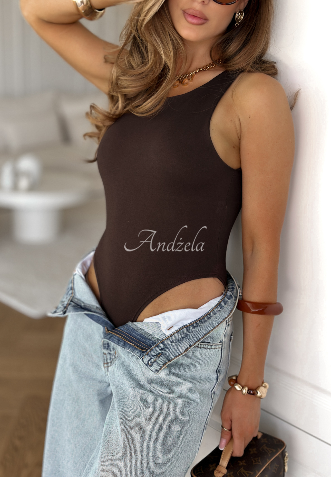 Strapless body Extremely Clear chocolate