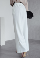 Eleganckie spodnie wide leg The Great Words ecru