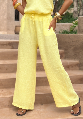 Summery Essentials banana linen pants