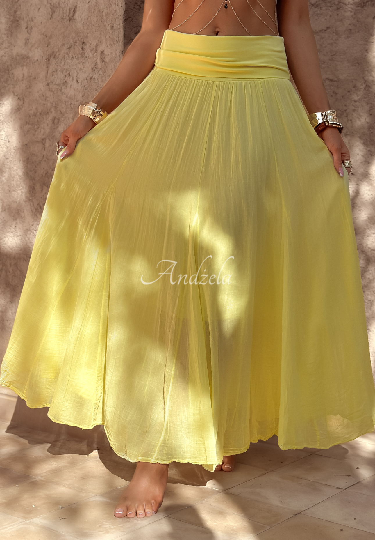 Volcano Vibes skirt yellow