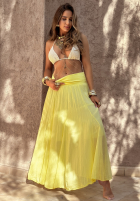 Volcano Vibes skirt yellow