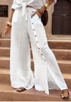 Lniana spódnica So Much Sun biała