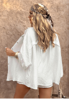 Muślinowa koszula Forever June biała